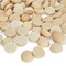 100 Pack Half Wooden Spheres for Crafts, 1-Inch Split Wood Balls for Home Decor, Gnome Noses